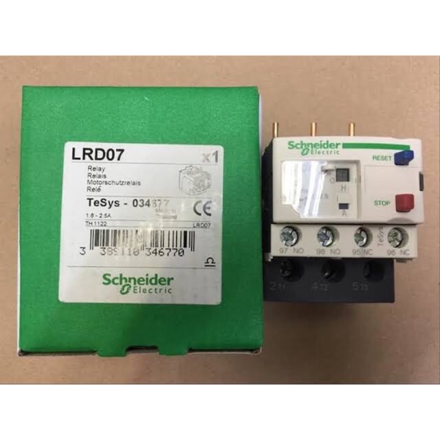 โอเวอร์โหลดความร้อน LRD07 Schneider