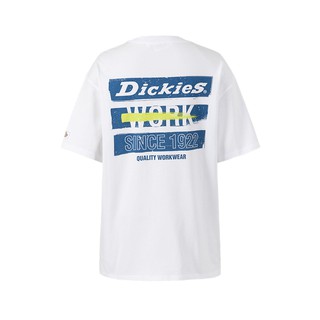 เสื้อยืดสีขาวเสื้อยืดแขนสั้นพิมพ์ลาย Dickies แฟชั่นสําหรับผู้ชายS-4XL