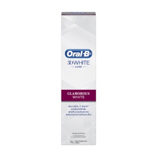 ORAL-B ออรัล-บี ยาสีฟัน ทรีดี ไวท์ ลุกซ์ กลามอรัส ไวท์ 90ก.