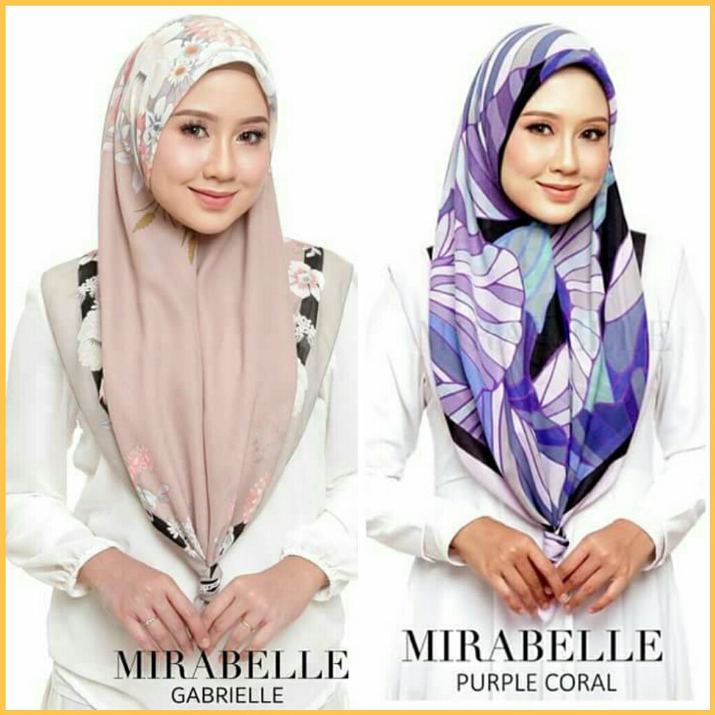 COMBO TUDUNG BAWAL MIRABELLE GABELLE + คอม่วง