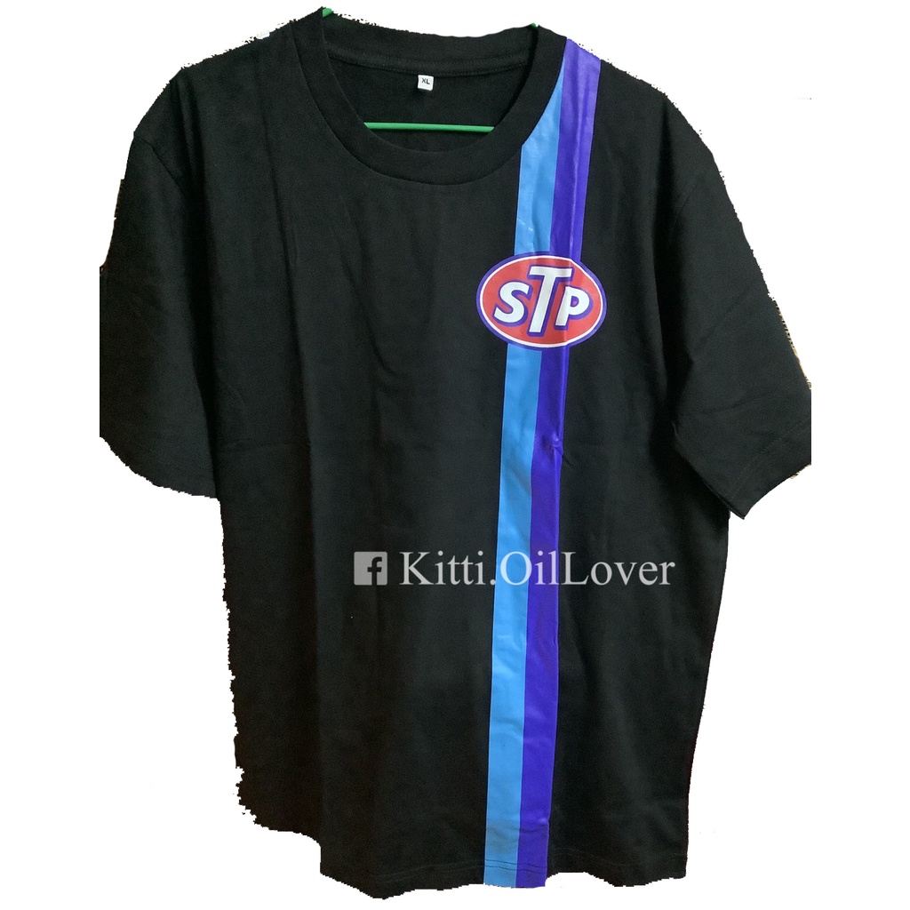 STP เสื้อยืดคอกลม ลิขสิทธิ์แท้ สีดำ สีแดง size S M L XL (1 ตัว)