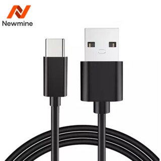 Newmine Type C USB C สายสำหรับ Huawei P30 Samsung S9 USB-C Fast Charge ข้อมูล Android สายโทรศัพท์สำหรับ Xiaomi Mi 6 8 9