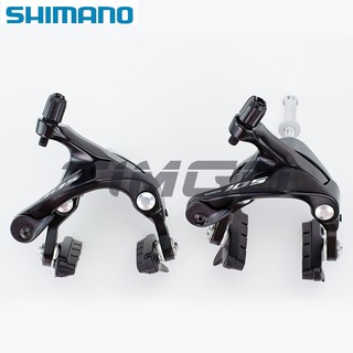 Shimano คาลิปเปอร์เบรกจักรยานเสือหมอบ 105 BR-R7000 R55C4 SLR EV กว้างขึ้น 28C สีดํา