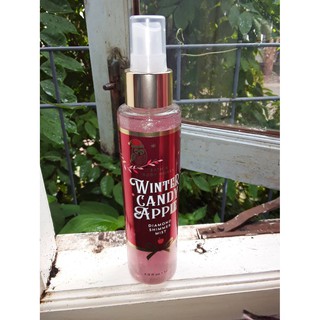 Bath &amp; Body Works Winter Candy Apple Diamond Shimmer Mist มิส สเปรย์น้ำมีเพชร วิ๊งๆ