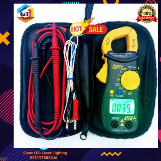 มัลติมิเตอร์  3266TD Digital Clamp Meter วัดอุณหภูมิ วัดเฮิร์ท คลิปแอมป์ เเคล้มมิเตอร์ มิเตอร์วัดไฟ