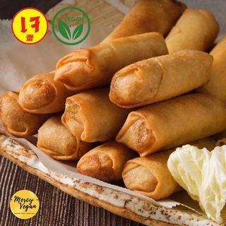 ปอเปี๊ยะเจ vegan spring rolls อาหารเจ แช่แข็ง Mercy Vegan วัตถุดิบเจ อาหารเจพร้อมทาน อาหารมังสวิรัติ