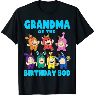 เสื้อยืดวินเทจเสื้อยืด พิมพ์ลายตัวอักษร Oddbods Grandma of the Birthday พรีเมี่ยม สําหรับเด็กผู้ชาย และผู้หญิง อายุ 1-12