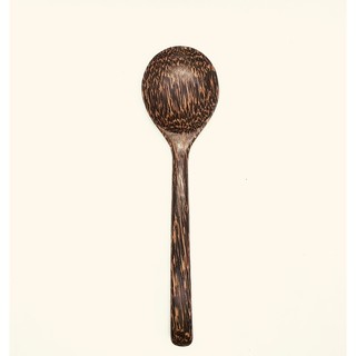 ทัพพี ทัพพีไม้ ทัพพีไม้ตาล ทรงกลม 12” | Palmyra Palm Wooden Ladle Round Shape 12”