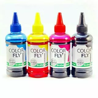 หมึกเติมปริ้นเตอร์ Canon /Brother /Epson /HP ขนาด 100 ml. Color Fly แท้