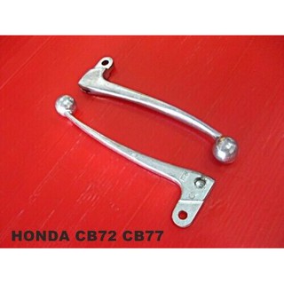 HONDA CB72 CB77 CA72 CA77 CL77 CB450 BRAKE &amp; CLUTCH LEVER SET PAIR // คันเบรก คันคลัทช์ มือเบรก มือคลัทช์ 1 คู่