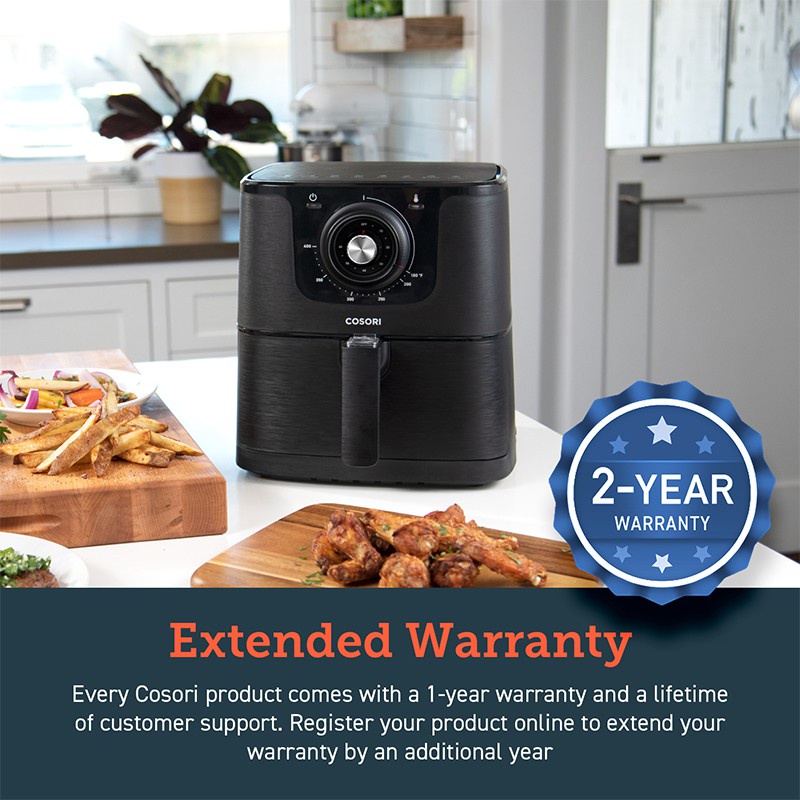 NEW 2021 Levoit Cosori Air Fryer 5.5L CO158 หม้อทอดไร้น้ำมัน หม้อทอด