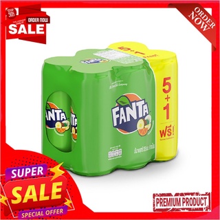 แฟนต้าน้ำเขียวกระป๋อง 325มล.X6FANTA GREEN 325ML.X6