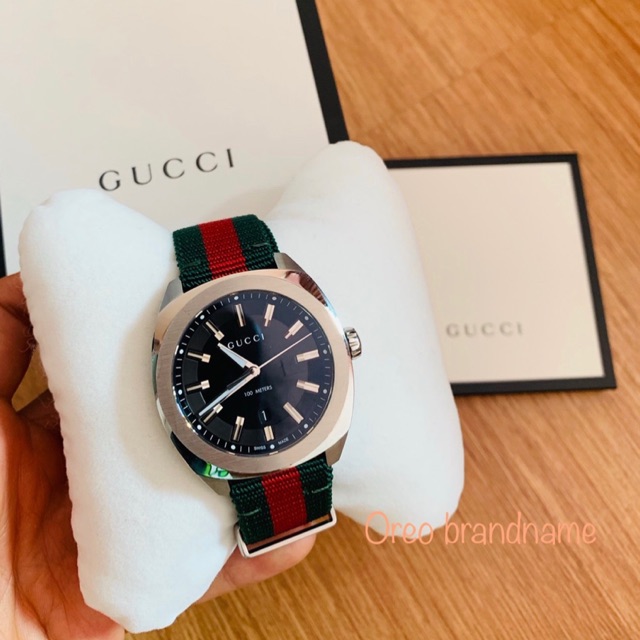 Gucci watch GG2570 สายเขียวแดง ยอดนิยม