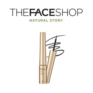 [THE FACE SHOP] Gold Collagen Liquid Eyeliner 6g (Black) โกลด์คอลลาเจนลิควิดอายไลเนอร์ (สีดํา) สินค้าเกาหลีแท้ๆส่งตรงจากเกาหลี