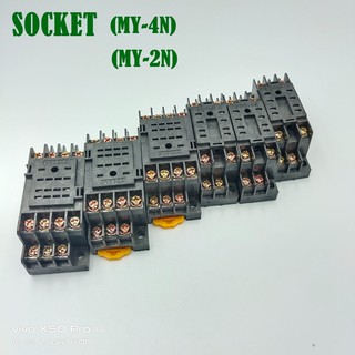 SOCKET RELAY ซ้อกเก็ต ขารีเลย์ MY-2, MY-4 ,LY-2, LY-4