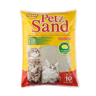 เพ็ทส์เฟรนด์ ทรายแมว กลิ่นมะนาว 10 ลิตร ผลิตภัณฑ์สำหรับสัตว์เลี้ยง Petz Frien_USd CAT SAND LEMON 10 L 10 L x1 pc