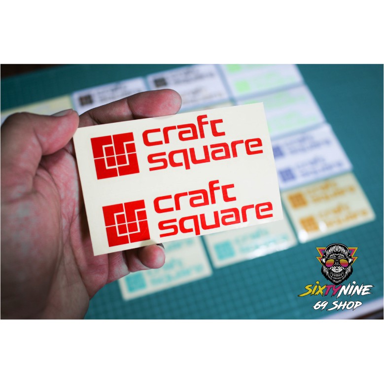 สติ๊กเกอร์ square craft
