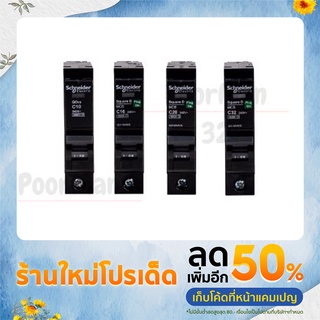 SCHNEIDER เซอร์กิตเบรกเกอร์ 1P 6kA ขนาด 10A ,16A ,20A ,32A