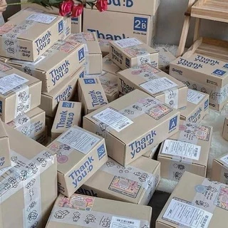 [แพ็คละ 20 ใบ] กล่องไปรษณีย์ Lite Box Thank You เบอร์ 00/0/0+4 /A /AA /2A/B/2B/C/D