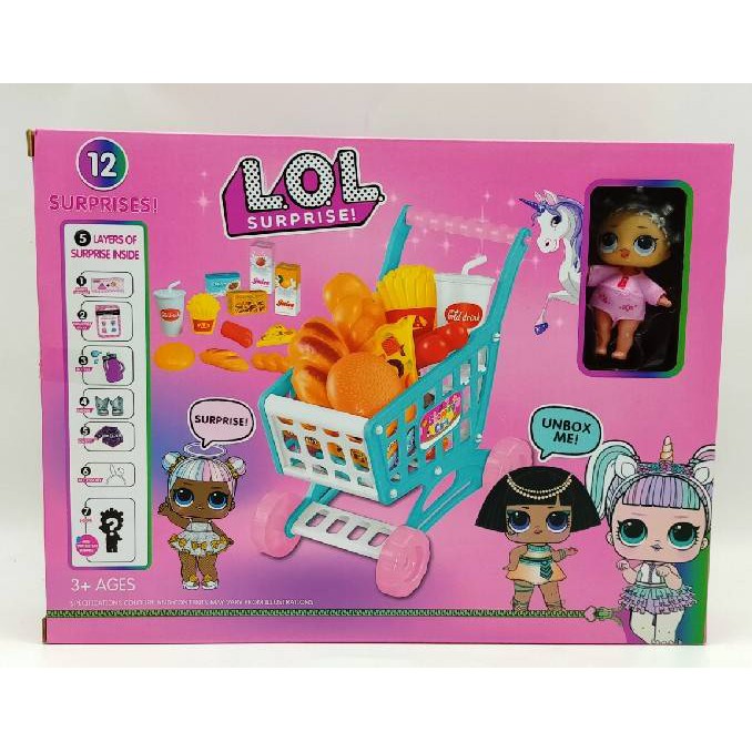 ของเล่นเด็กผู้หญิง ตุ๊กตา  ของเล่นเด็ก ตุ๊กตาLOL+ไข่ตุ๊กตา 89021 LOL