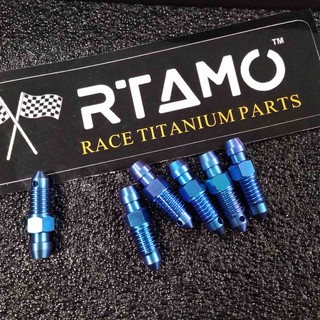 RTAMO ไทเทเนียม Gr5 น๊อตไล่ลมเบรค 1.25P Honda Click Wave Pcx160 Forza350 Xadv150 750 CBR650R