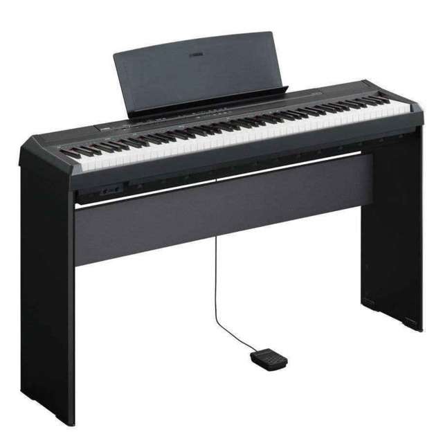 YAMAHA P-115 B Digital Piano - Blackพร้อม ขาตั้ง+ที่วางโน้ต+ SUSTAIN+ ADAPTER