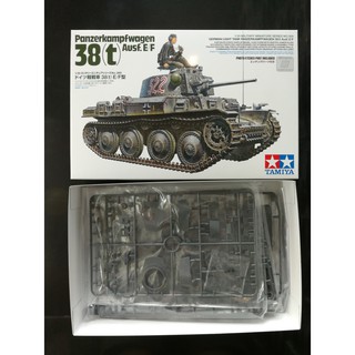 โมเดลประกอบ Tamiya 1/35 TA35369 German Pz.Kpfw.38(t) Ausf.E/F