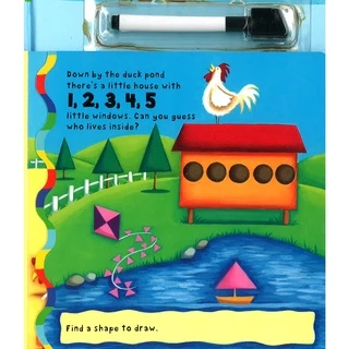 BBW หนังสือ Wipe Clean Playday : Farm Shapes & Sizes ISBN: 9781912738359