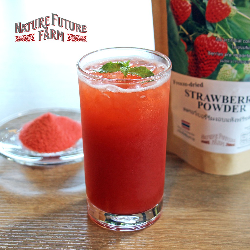 🍓 ผงสตรอว์เบอร์รี่ฟรีซดรายพรีเมี่ยม จากยุโรป | Premium Freeze Dried Strawberry Powder