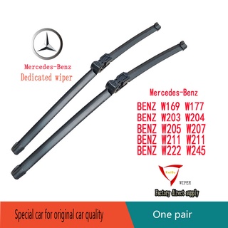 ที่ปัดน้ําฝนกระจกหน้ารถยนต์ ยางนิ่ม สําหรับ Mercedes Benz W1…