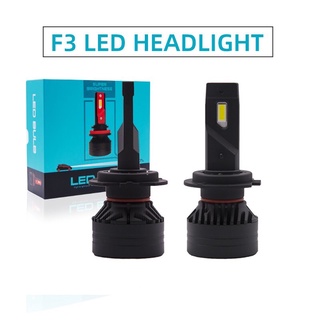 pl_led หลอดไฟหน้าLED รุ่น F3 จำนวน1คู่ 12V &amp; 24V สว่างถึง 20000lm มีขั้วให้เลือก H1 H4 H7 H11 HB3/9005 HB4/9006 ของแท้