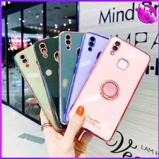 เคส Vivo v11i Case Silicone Phone Case เคส Vivo v11i case soft case cove เคสโทรศัพท์มือถือป้องกันเลนส์กล้องสําหรับ ที่เรียบง่ายและมีสไตล์พร้อมขาตั้ง