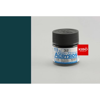 สีสูตรน้ำ ACRYSION COLOR N32 GERMAN GRAY (Flat) 10ml