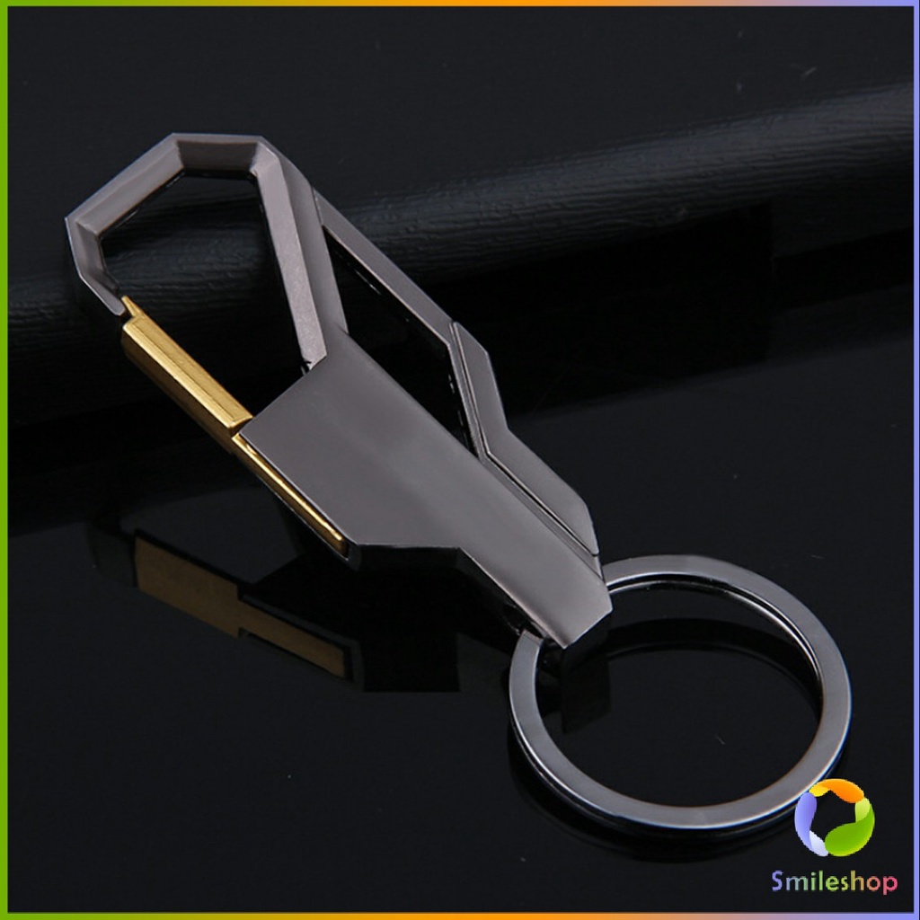 Smileshop ที่ล๊อคพวงกุญแจโลหะ สำหรับห้อยงกุญแจ  1 ชิ้น Keychain