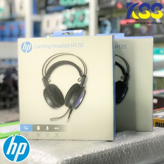 HP H120 Gaming Headset หูฟังเล่นเกมส์ แจ็ค 3.5 + ไฟเลี้ยงด้วย USB - สีดำ