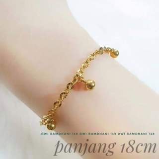 สร้อยข้อมือไทเทเนียม สายโซ่ทอง 24K สําหรับผู้หญิง และผู้ใหญ่