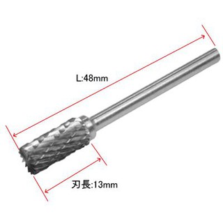หัวเจียรแท่งคาร์ไบด์3 มม. ทรงกระบอก ( Carbide Φ3mm Shank Column Type )