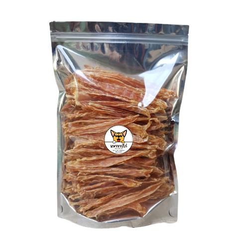 ขนมสุนัข  ไก่สติ๊ก(สันในไก่อบแห้ง ) ขนมแมว ขนมหมา ไม่ปรุงรส ไม่เค็ม