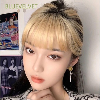 Bluevelvet วิกผมสังเคราะห์ 3D สีดําสีทองสําหรับผู้หญิง