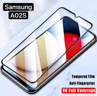 ส่งจากกรุงเทพ เก็บเงินปลายทาง ฟิล์มกระจก เต็มจอ กาวเต็มขอบดำ 9H For Samsung A02s คุณภาพดี ติดง่าย สินค้าพร้อมจัดส่ง