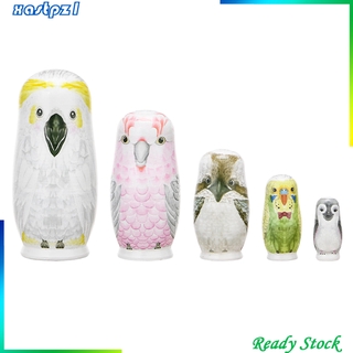 ตุ๊กตาการ์ตูนแฮนด์เมด Matryoshka 5 ชิ้น