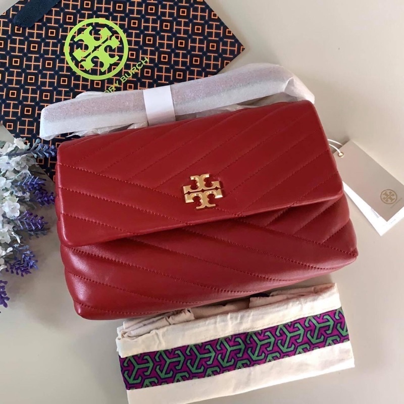 พร้อมส่ง Tory Burch kira chevron shoulder bag ของแท้100%