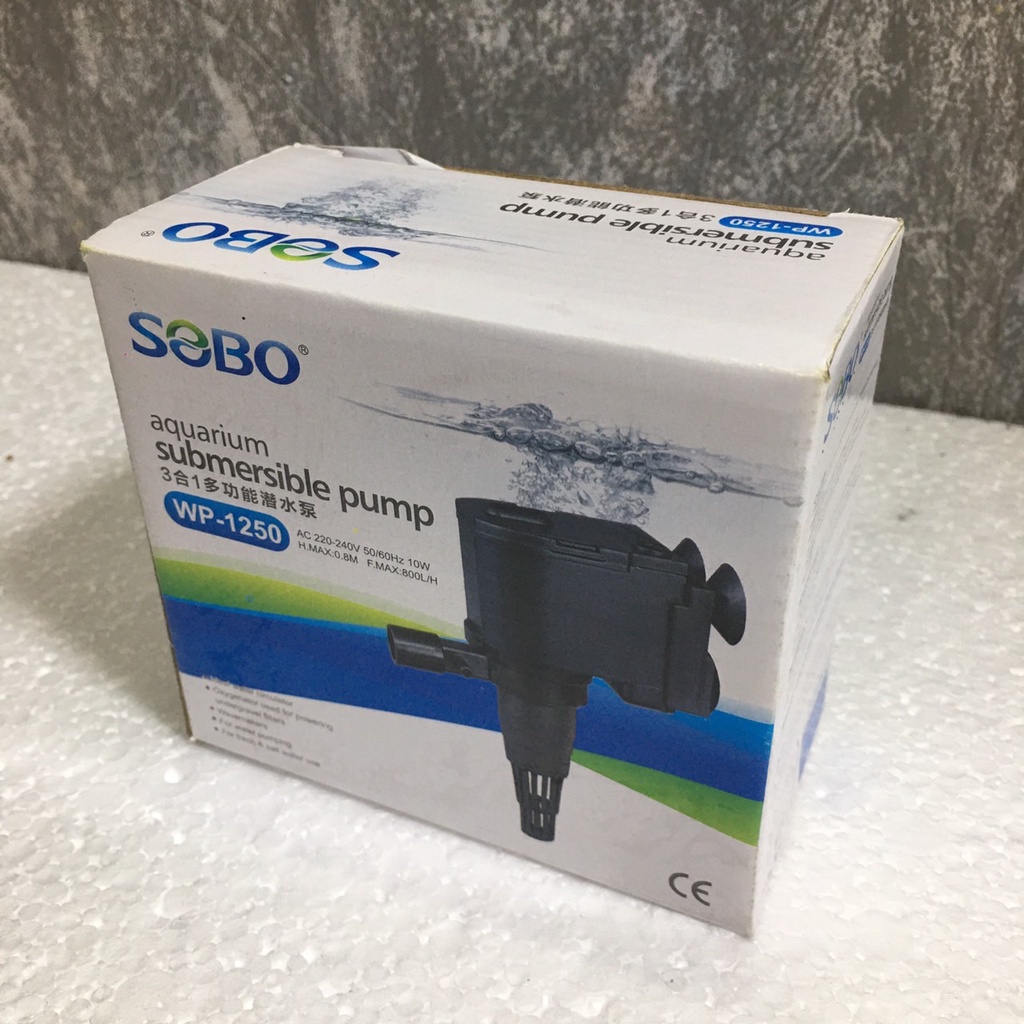 ปั้มน้ำsobowp-1250สำหรับตู้ปลาขนาด15″- 24″หรือบ่อปลาขนาด20-100ลิตร(ของแท้100%) ราคา ถูกที่สุด ดีลบีเคเค แกลเลอรีภาพที่ 3