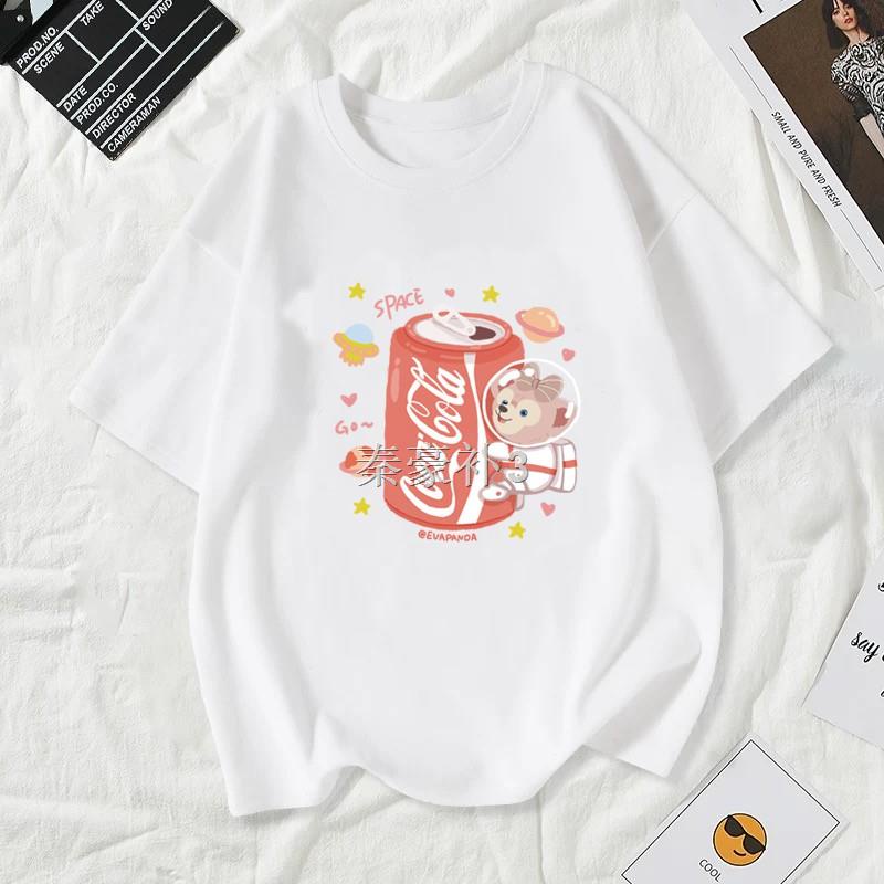 ☃▪Cosco เสื้อยืดผู้หญิงสาวลายการ์ตูนน่ารัก#8865