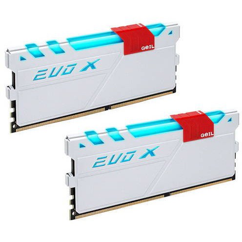 Memory (หน่วยความจำ)GeIL EVO X 16GB (8GB x 2) 288-Pin DDR4 SDRAM DDR4 3000 PC4 24000 (GEXW416GB3000C15ADC)