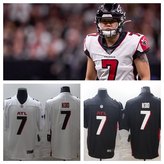 เสื้อยืดแขนสั้นลําลอง ลาย NFL Atlanta Falcons Younghoe Koo Jersey สไตล์สปอร์ต