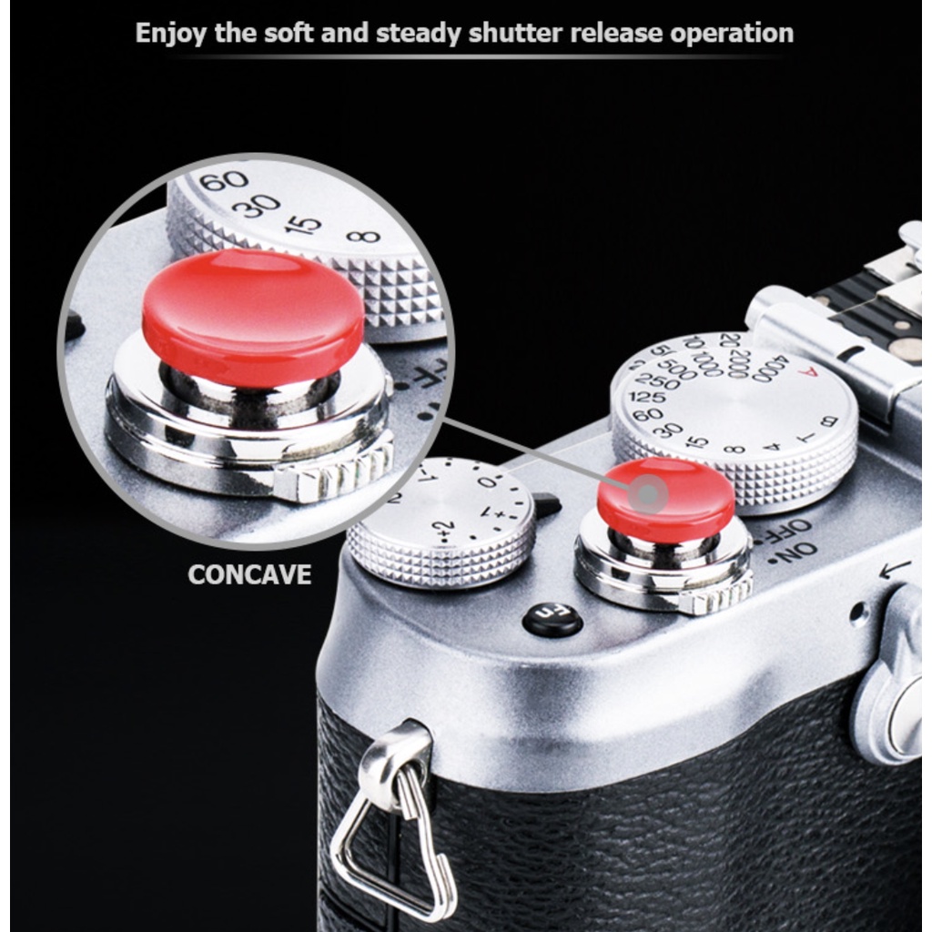 JJC ปุ่มชัตเตอร์ ทำจากทองเหลือง❗️ของแต่งกล้องพร้อมส่ง Soft release shutter button