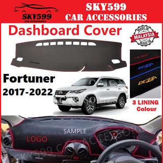 แผ่นแดชบอร์ด กันลื่น คุณภาพสูง สําหรับ Toyota Fortuner 2017-2023