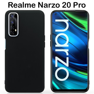 เคสใส เคสสีดำ กันกระแทก เรียวมี นาโซ่20โปร แบบหลังนิ่ม Tpu Soft Case For Realme Narzo 20Pro (6.5)