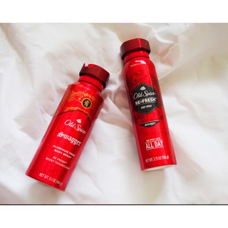 *ลด45.-ใส่โค้ด N2V2SQ* Old Spice Body Spray Red Swagger สายเท่กวน มั่นใจ ส่วนผสมของมะนาวและความสุขุมของไม้